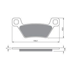 BRZDOVÉ OBLOŽENIE GOLDFREN 316 K5