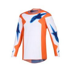 ALPINESTARS FLUID GRID – MOTOKROSOVÝ DRES NA MX A ENDURO (ORANŽOVÁ/MODRÁ) 2026