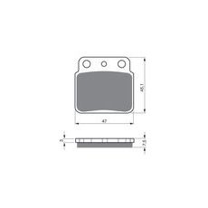 BRZDOVÉ OBLOŽENIE GOLDFREN 092 S3