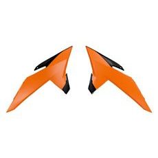 SPOILERY CHLADIČE KTM, RTECH (ORANŽOVÁ-ČIERNE) OEM FARBY