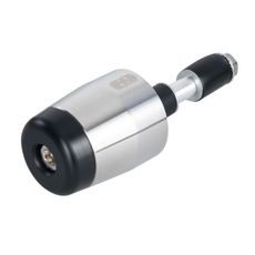 ZÁVAŽÍ RIADIDIEL BAR END S REDUKCÍ PRE VNÚTORNÝ PRIEMER 13 A 18 MM (VONKAJŠÍ 22 A 28,6 MM), OXFORD (STRIEBORNÉ/ČIERNE, PÁR)