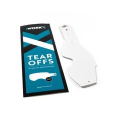 AWORKX – STRHÁVACIE FÓLIE (STRHÁVAČKY, TEAR-OFF FÓLIE) NA OKULIARE 100% / FMF, PRIEHĽADNÝ, 50 KS