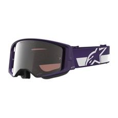 ALPINESTARS SUPERTECH VISION HUNTA96 XXV – MOTOKROSOVÉ OKULIARE NA MX A ENDURO (FIALOVÁ/BIELA, ZRKADLOVÉ STRIEBORNÉ PLEXI) 2026