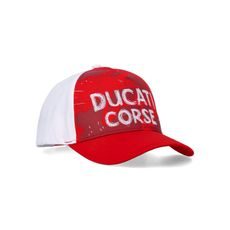 ŠILTOVKA DUCATI CORSE, DETSKÁ (ČERVENÁ,BIELA)