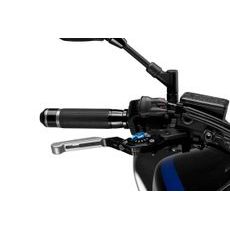 PÁČKA BRZDY BEZ ADAPTÉRA PUIG 14PNA EXTENDABLE FOLDING STRIEBORNÁ/MODRÁ