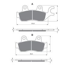 BRZDOVÉ OBLOŽENIE GOLDFREN 285 AD