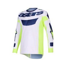ALPINESTARS RACER AIR RIWAY – MOTOKROSOVÝ DRES NA MX A ENDURO (SVETLE SIVÁ/ŽLTÁ FLUO/MODRÁ) 2026