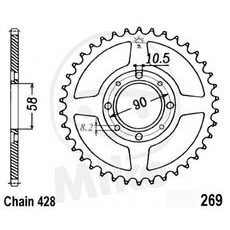 REŤAZOVÁ ROZETA JT JTR 271-50 50 ZUBOV,428