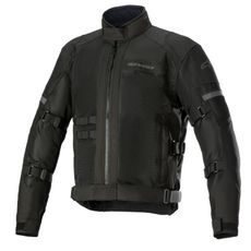 ALPINESTARS CROSSHILL WATERPROOF AIR – MOTOCYKLOVÁ BUNDA NA CESTNÚ JAZDU (ČIERNA/ČIERNA) 2024