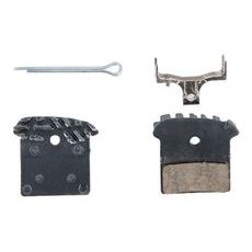 BRZDOVÉ DOŠTIČKY PRE SYSTÉMY SHIMANO/FSA/CLARKS, FULL STOP (SEMI-METALICKÁ ZMES, S ŽEBROVANOU ZÁKLADNOU) SADA 2 KS