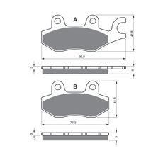 BRZDOVÉ OBLOŽENIE GOLDFREN 332 S33 STREET FRONT