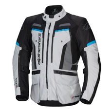 ALPINESTARS BOGOTA PRE DRYSTAR – MOTOCYKLOVÁ BUNDA NA CESTNÚ JAZDU (SIVÁ/ČIERNA/MODRÁ) 2025