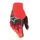 rukavice TECHSTAR, ALPINESTARS (červená/čierna/biela)