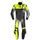 dvojdielna kombinéza DP-PROGRESIVE TOURING 2022, SPIDI (černá/žlutá fluo/bílá/šedá)
