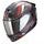 SCORPION prilba na motocykel EXO-1400 EVO II CARBON AIR MIRAGE, čierna/červená