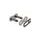 Chain connecting link 520HDS, JT CHAINS (color silver, type SL)