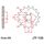 Reťazové koliečko JT JTF 1129-13 13 zubov,420