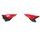 Bočné panely POLISPORT 8611300001 restyling Red/Black