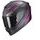SCORPION prilba na motocykel EXO-1400 EVO CARBON AIR KYDRA, čierna/ružová