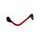 Lever guard ACCOSSATO with red hose and joint right, aluminium