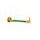 Lever guard ACCOSSATO with green hose and joint right, aluminium