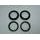 Simeringy (46x58x10,5 mm) + prachovky (46x58/62,8x4,7/14 mm) do pr. vidlica, Tourmax