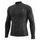 Funkčný tričko s dlhým rukávom a límcem na zip K-MERINO, unisex TECSO (čierna)