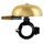 Zvonek na koleso CLASSIC PING BRASS BELL, OXFORD (zlatý plášť)
