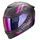 SCORPION prilba na motocykel EXO-1400 EVO II CARBON AIR MIRAGE, čierna/ružová