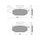 Brzdové doštičky (zmes OFF ROAD ATV SINTERED) NEWFREN (2 ks v balení)