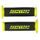 Pair of Racing Grips ACCOSSATO GR006 in thermoplastic rubber black with colourful Accossato Sign