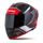 prilba Aero Drome, CASSIDA (čierna perleť/červená/bílá/šedá) 2023