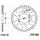 Reťazová rozeta JT JTR 856-45 45 zubov,530