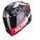 SCORPION prilba na motocykel EXO-520 EVO AIR ROK BAGOROS, čierna/biela/červená