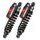 Rear Twinshocks BITUBO Piggyback tank - ADJ:Manual spring preload, rebound, compression Blackd springs