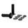 AWORKX Rukoväte Lock-Grips (gripy), čierne – KTM EXC 150 / 250 TBI '24–'25, EXC 150 TPI '20–'23; HUSQVARNA FC 250 / 450 '14–'26, FC 350 '14–'25; GASGAS EC 125 '25, EC 250 '21–'25; HONDA CR 250 '00–'07, CRF-R 150 '00–'26; YAMAHA WR-F 250 / 450 '04–'26, YZ 