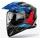 přilba BANDIT Tune, AIROH (modrá/červená lesklá) 2025