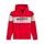 ALPINESTARS CUBIC HOODIE – voľnočasová moto mikina (červená/sivá)