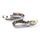 Titánové stúpačky TITAN PIRANHAS V3 X-GRIP – štandard – GASGAS EC 125 (2025) a ďalšie modely