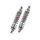 Rear Twinshocks BITUBO ADJ:Manual spring preload, rebound Chromed springs