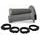 Gripy LOCK-ON D100 (offroad) dĺžka 125/130 mm (4 vačky), DOMINO (sivé)