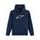 ALPINESTARS AGELESS HOODIE 3 – voľnočasová moto mikina (modrá/biela)