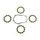 Friction plates kit with clutch cover gasket ATHENA P40230050