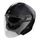 Open face helmet STORMER RUN black pearly S