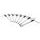 Sada 8x T- kľúčov dĺžka 300 mm (6,8,10,12,13,14,17,19), BIKESERVICE