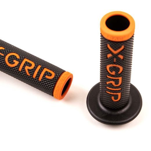 RUKOVÄTE X-GRIP BRAAAAP S OTVORENÝMI KONCAMI – ORANŽOVÁ – GASGAS EC 125 (2025) A ĎALŠIE MODELY