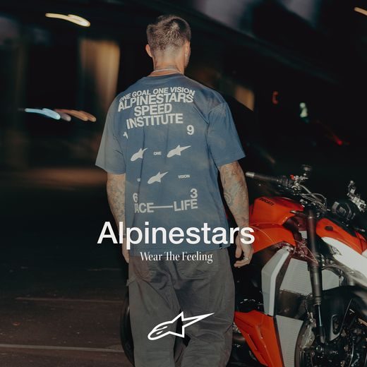 ALPINESTARS INSTITUTE OVERSIZED CSF – VOĽNOČASOVÉ MOTO TRIČKO (MODRÁ)