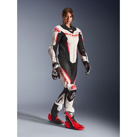 ALPINESTARS STELLA GP-R7 – DÁMSKA MOTOCYKLOVÁ KOMBINÉZA (BIELA/ČERVENÁ FLUO/ČIERNA) 2026