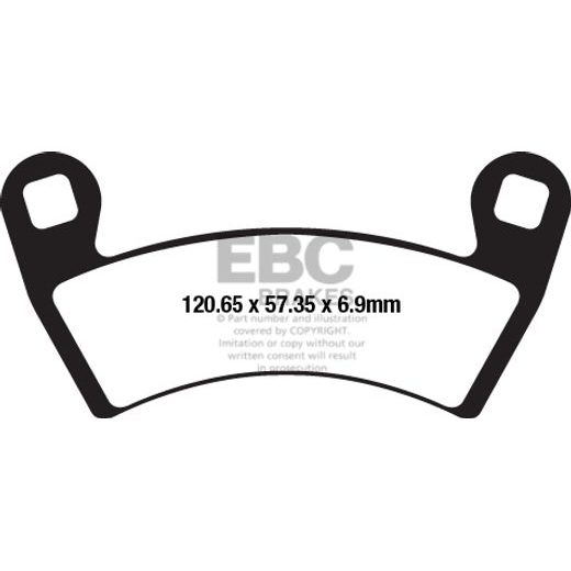 BRZDOVÉ OBLOŽENIE EBC FA656R