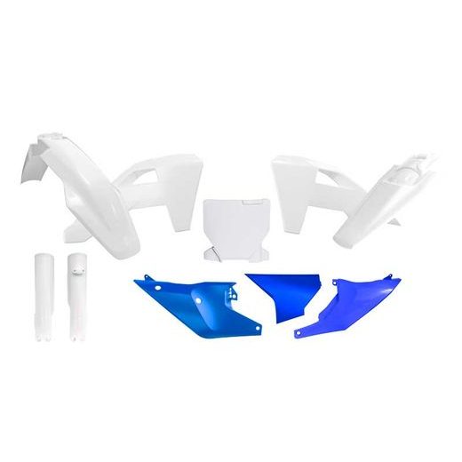 KOMPLETNÉ SADA PLASTOV 7 DIELOV (VRÁTANE CHRÁNIČOV VIDLÍC) HUSQVARNA, RTECH (BIELA, HUSQVARNA LEMON ŽLTÁ)